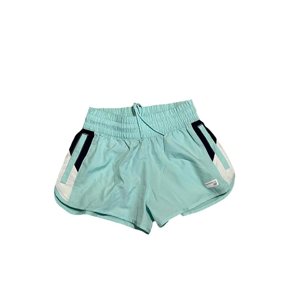 New Balance womens running shorts seafoam green small windbreaker shorts H88
